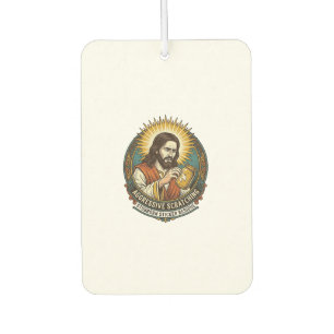 Jesus Annoying Peeling Sticker Paper Residue Shop Car Air Freshener