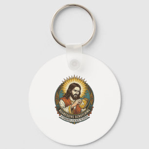 Jesus Annoying Peeling Sticker Paper Residue Shop Key Ring