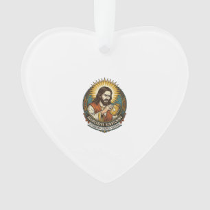 Jesus Annoying Peeling Sticker Paper Residue Shop Ornament