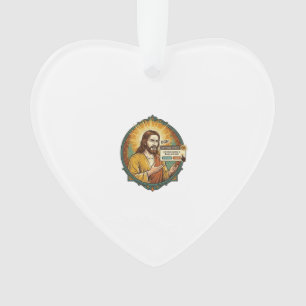 Jesus Annoying Software Update Pop Up Office Humou Ornament