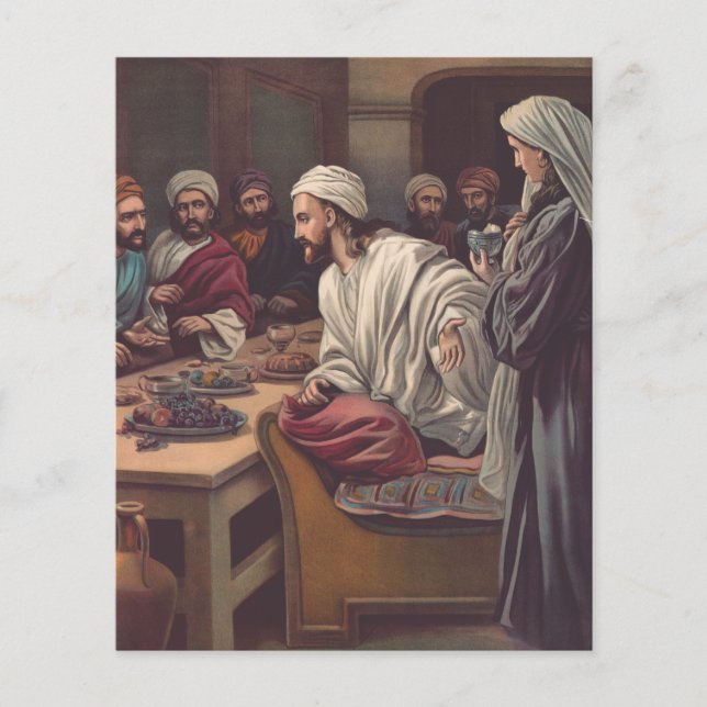 Jesus anointed in Bethany (Front)