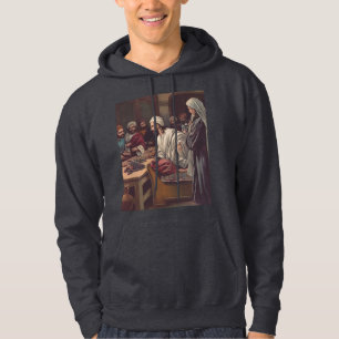 Jesus anointed in Bethany Hoodie