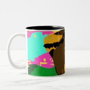Jesus answer Two-Tone coffee mug