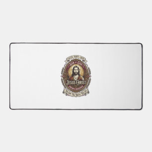 Jesus Antiques Heirloom Graphic Tee Christian Art_ Desk Mat