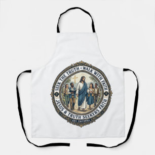 Jesus Apologetics Theology Nerd Shirt Faith Based Apron