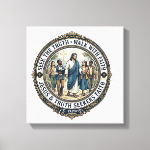 Jesus Apologetics Theology Nerd Shirt Faith Based Canvas Print