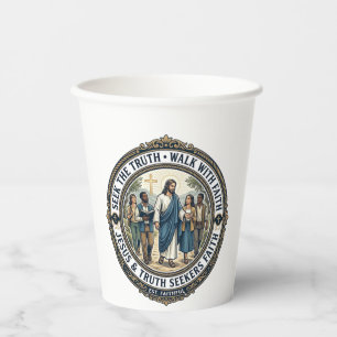 Jesus Apologetics Theology Nerd Shirt Faith Based Paper Cups
