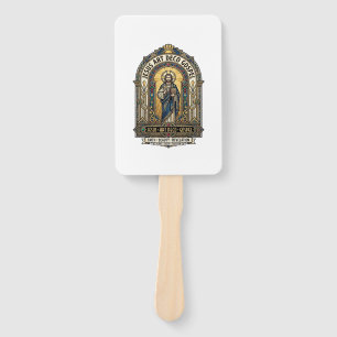 Jesus Art Deco Gospel Jesus Art Deco Christian Fai Hand Fan