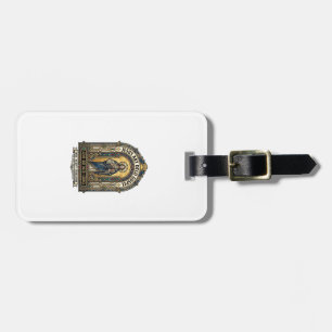 Jesus Art Deco Gospel Jesus Art Deco Christian Fai Luggage Tag