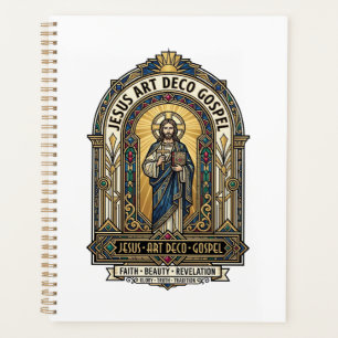 Jesus Art Deco Gospel Jesus Art Deco Christian Fai Planner