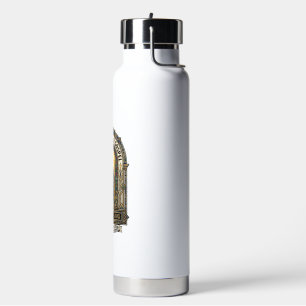 Jesus Art Deco Gospel Jesus Art Deco Christian Fai Water Bottle