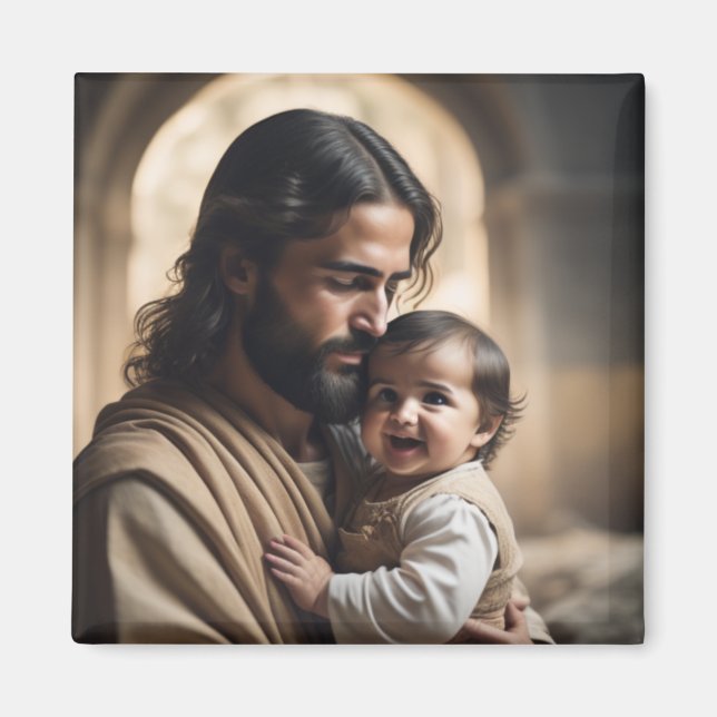 Jesus art magnet (Front)