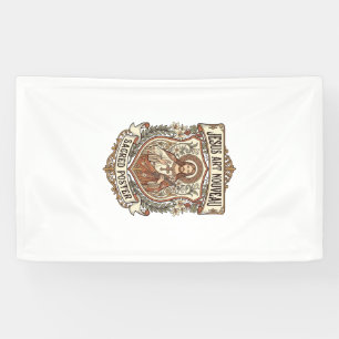 Jesus Art Nouveau Sacred Poster Jesus Art Nouveau  Banner
