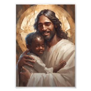 Jesus art photo print