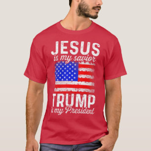 Jesus as Saviour I as President T-Shirt
