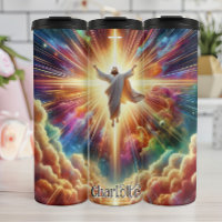 Jesus Ascending Towards a Cross