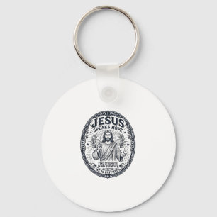 Jesus ASL Deaf Community Inclusion Shirt Christian Key Ring