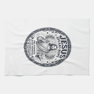 Jesus ASL Deaf Community Inclusion Shirt Christian Tea Towel