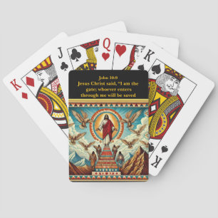 Jesus at Heaven’s Gate Artwork Playing Cards