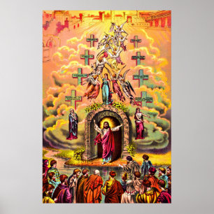 Jesus at Heaven's Gate poster