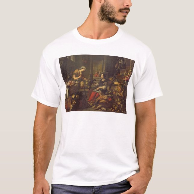 Jesus at the Home of Martha and Mary 2 T-Shirt (Front)
