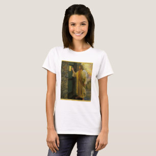 Jesus At Your Door with a gold foil design T-Shirt