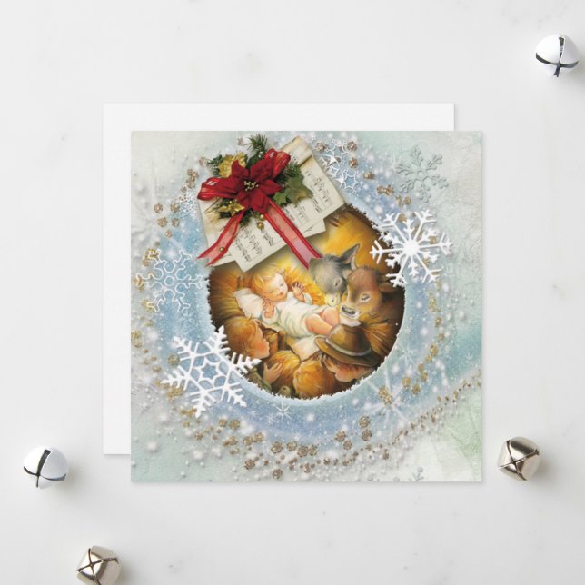 Jesus baby holiday card (Front/Back In Situ)