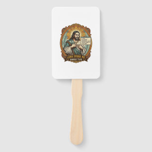Jesus Bad Autocorrect Message Boss Embarrassing Wo Hand Fan