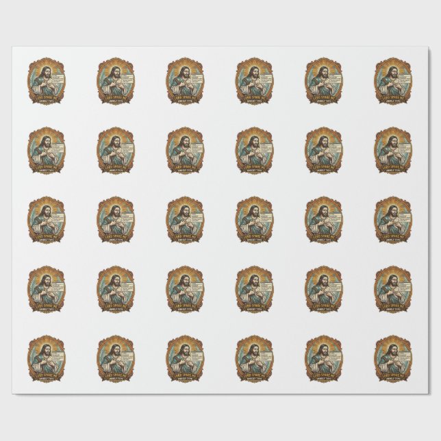 Jesus Bad Autocorrect Message Boss Embarrassing Wo Wrapping Paper (Flat)