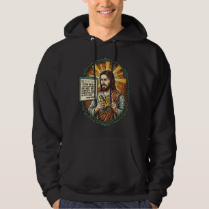 Jesus Bad Influencer Product Review Fail Social Me Hoodie