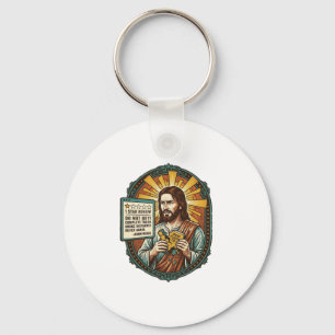 Jesus Bad Influencer Product Review Fail Social Me Key Ring
