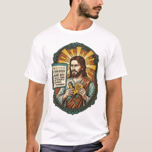 Jesus Bad Influencer Product Review Fail Social Me T-Shirt