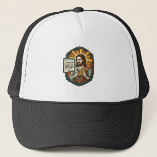 Jesus Bad Influencer Product Review Fail Social Me Trucker Hat
