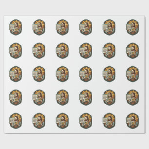 Jesus Bad Influencer Product Review Fail Social Me Wrapping Paper