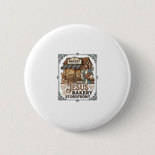 Jesus Bakery Storefront Jesus Bakery Storefront Ch 6 Cm Round Badge