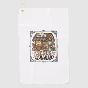 Jesus Bakery Storefront Jesus Bakery Storefront Ch Golf Towel