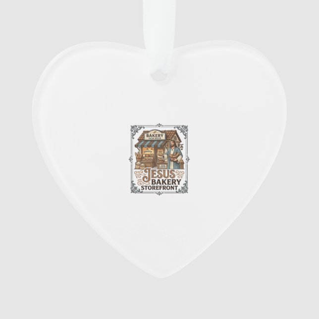 Jesus Bakery Storefront Jesus Bakery Storefront Ch Ornament (Front)