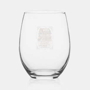 Jesus Bakery Storefront Jesus Bakery Storefront Ch Stemless Wine Glass