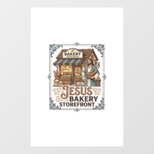 Jesus Bakery Storefront Jesus Bakery Storefront Ch Window Cling