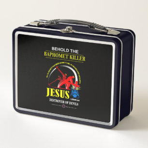 JESUS: Baphomet-Killer Metal Lunch Box