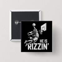 Jesus Basketball He Is Rizzin' Funny Christian