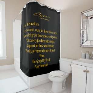 Jesus Became   Shower Curtain
