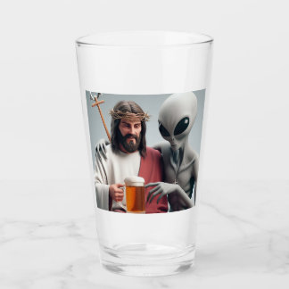 Jesus Beer Buds Glass
