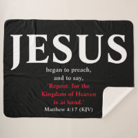 Jesus Began To Preach. Matthew 4:17