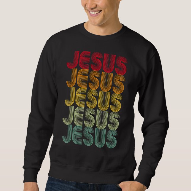 Jesus  Believer  Ye Must Be Born Again  Born Again Sweatshirt (Front)