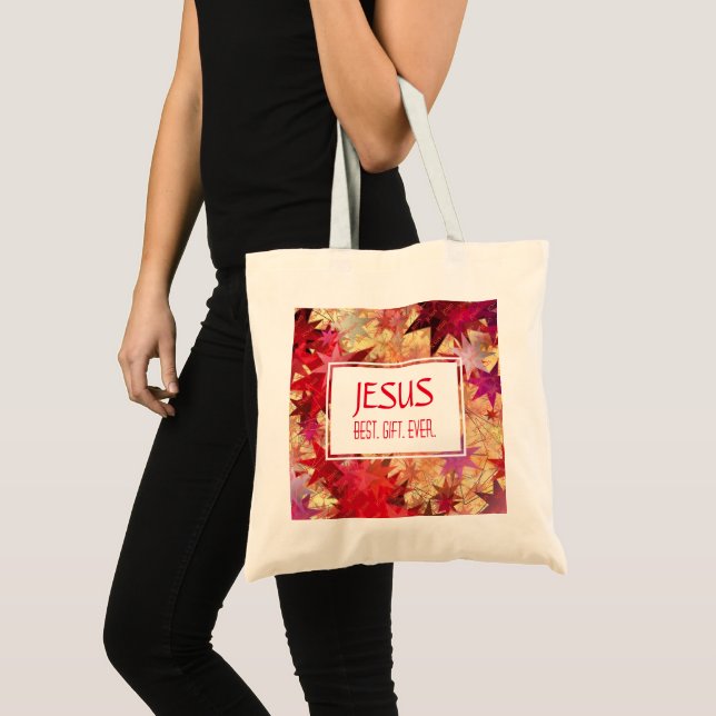 JESUS BEST GIFT EVER Christmas Tote Bag (Front (Product))