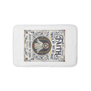 Jesus Bible Journalling Scripture Art Shirt Christ Bath Mat