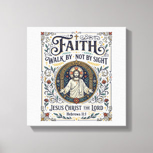 Jesus Bible Journalling Scripture Art Shirt Christ Canvas Print