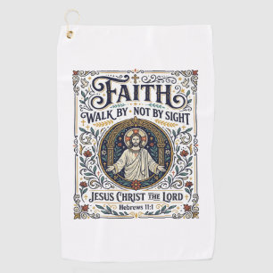 Jesus Bible Journalling Scripture Art Shirt Christ Golf Towel
