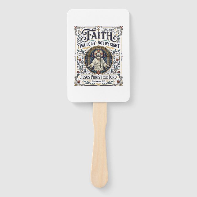 Jesus Bible Journalling Scripture Art Shirt Christ Hand Fan (Front)